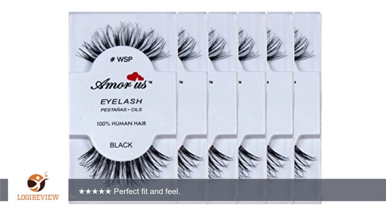 Amorus 100% Human Hair False Eyelashes 