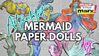 Articulated Mermaid Paper Dolls