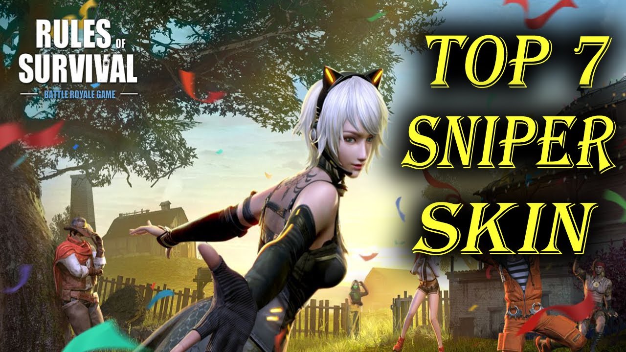 TOP 7 SNIPER SKIN IN RULES OF SURVIVAL GAME 2020