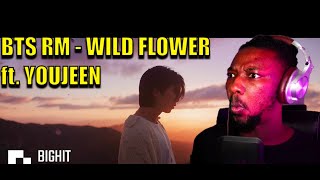 Watching BTS' RM 'Wild Flower (with youjeen)' Official MV | REACTION