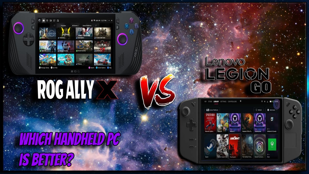 ASUS ROG ALLY X vs LENOVO LEGION GO. EPIC SHOWDOWN! Which one is the ...