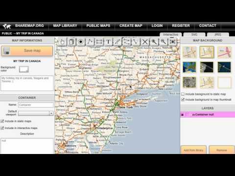 Creating simple interactive map with ShareMap.org