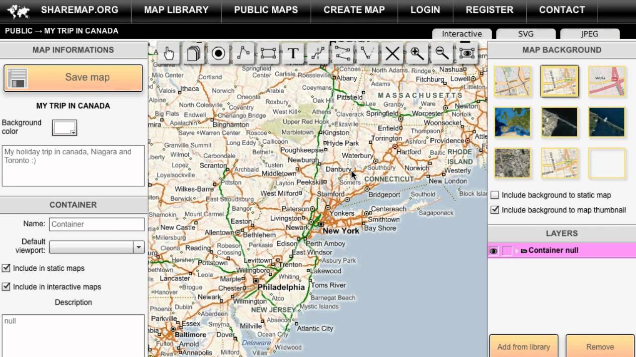 Creating simple interactive map with ShareMap.org - YouTube