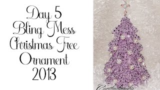 Bling Mesh Christmas Tree Ornament 5/2013