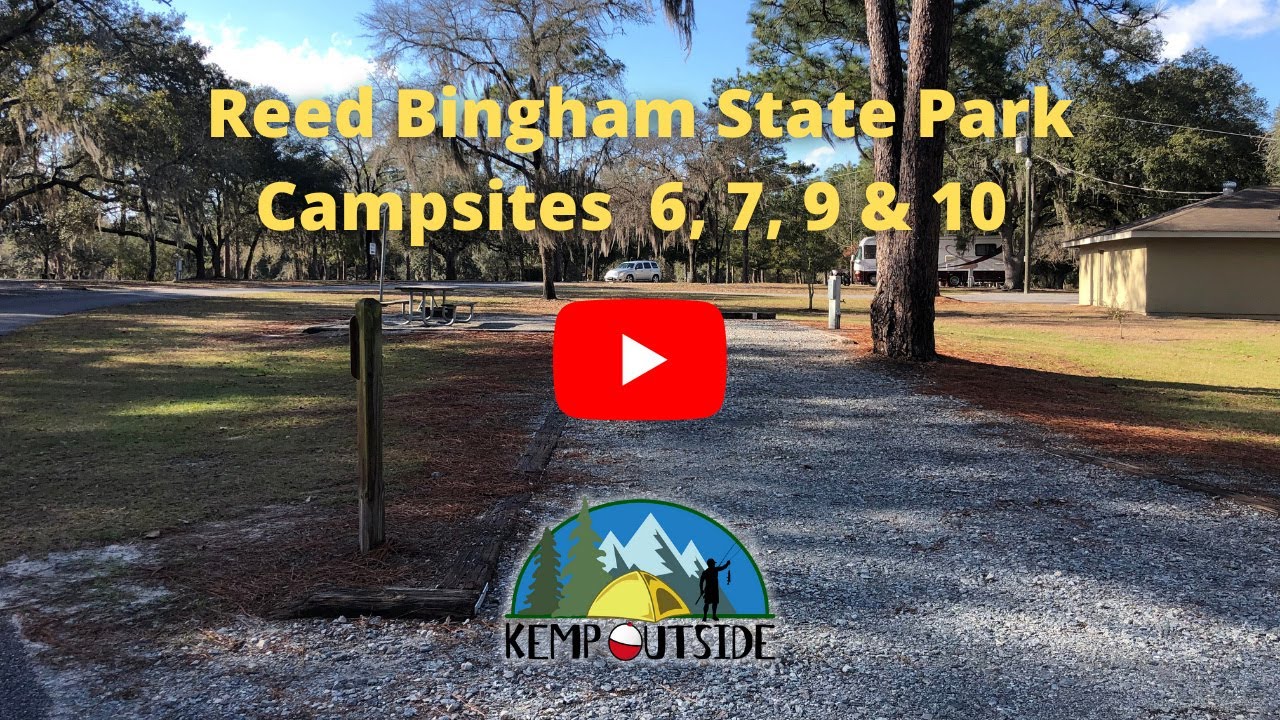 Reed Bingham State Park Campsites 6, 7, 9 & 10 | Camping in Georgia | Campsite Reviews