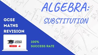 ALGEBRA: SUBSTITUTION | GCSE MATHS 9-1 | EDEXCEL, AQA, CIE, OCR