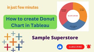 how to create donut chart in tableau