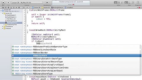 Cocoa Programming L28 - Keyboard Events