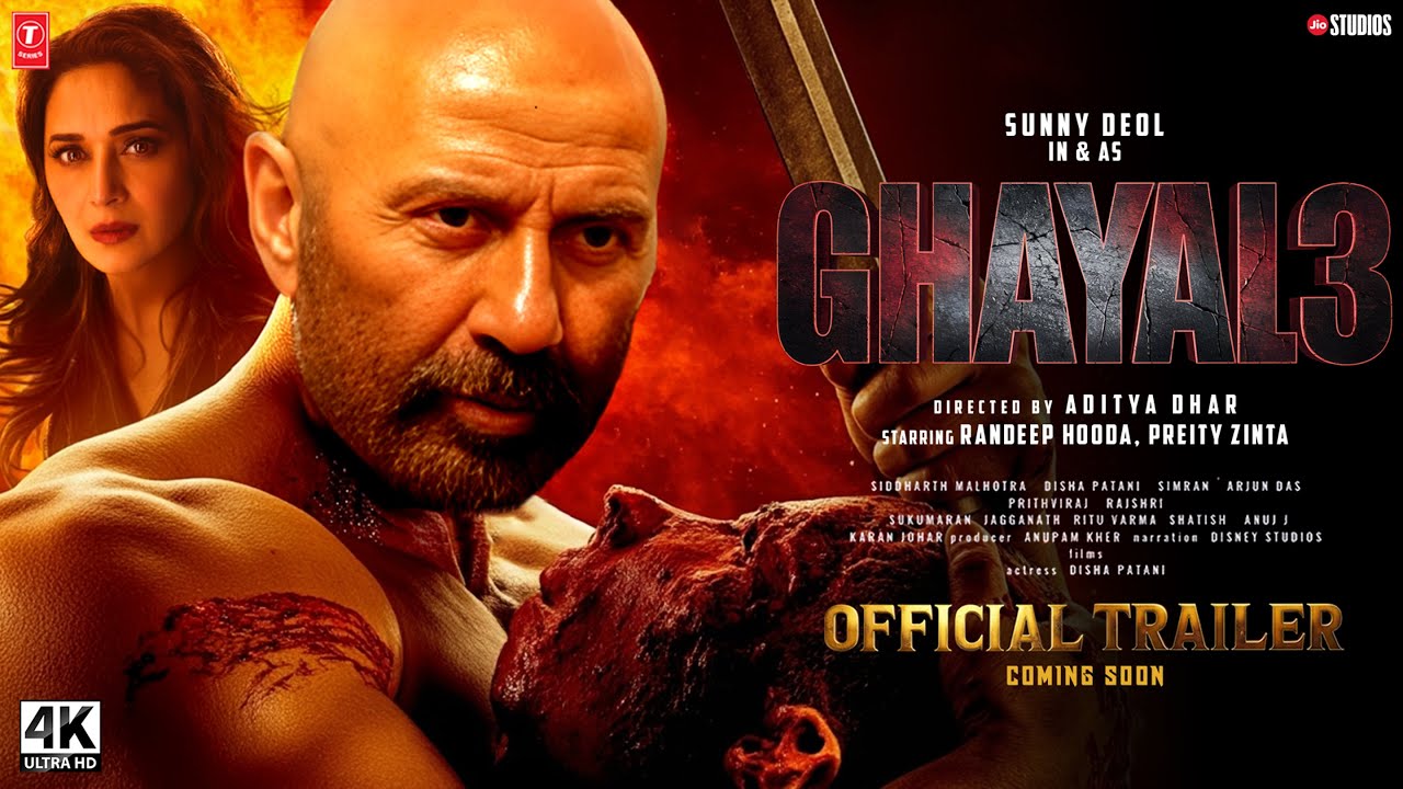 GHAYAL 3 - Final : Trailer | Sunny Deol, Madhuri Dixit | Ghayal Full Movie | New Movie Trailers 2025