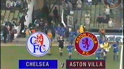 Chelsea 0 Aston Villa 3 - League Div 1 - 1st Jan 1990