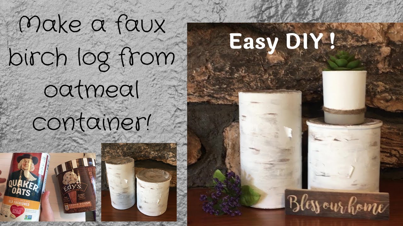 How to Make DIY Faux Birch Logs - ToolBox Divas