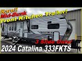 Front kitchen mid bunk trailer 2024 catalina 333fkts by coachmen at couchs rv nation rv review tour