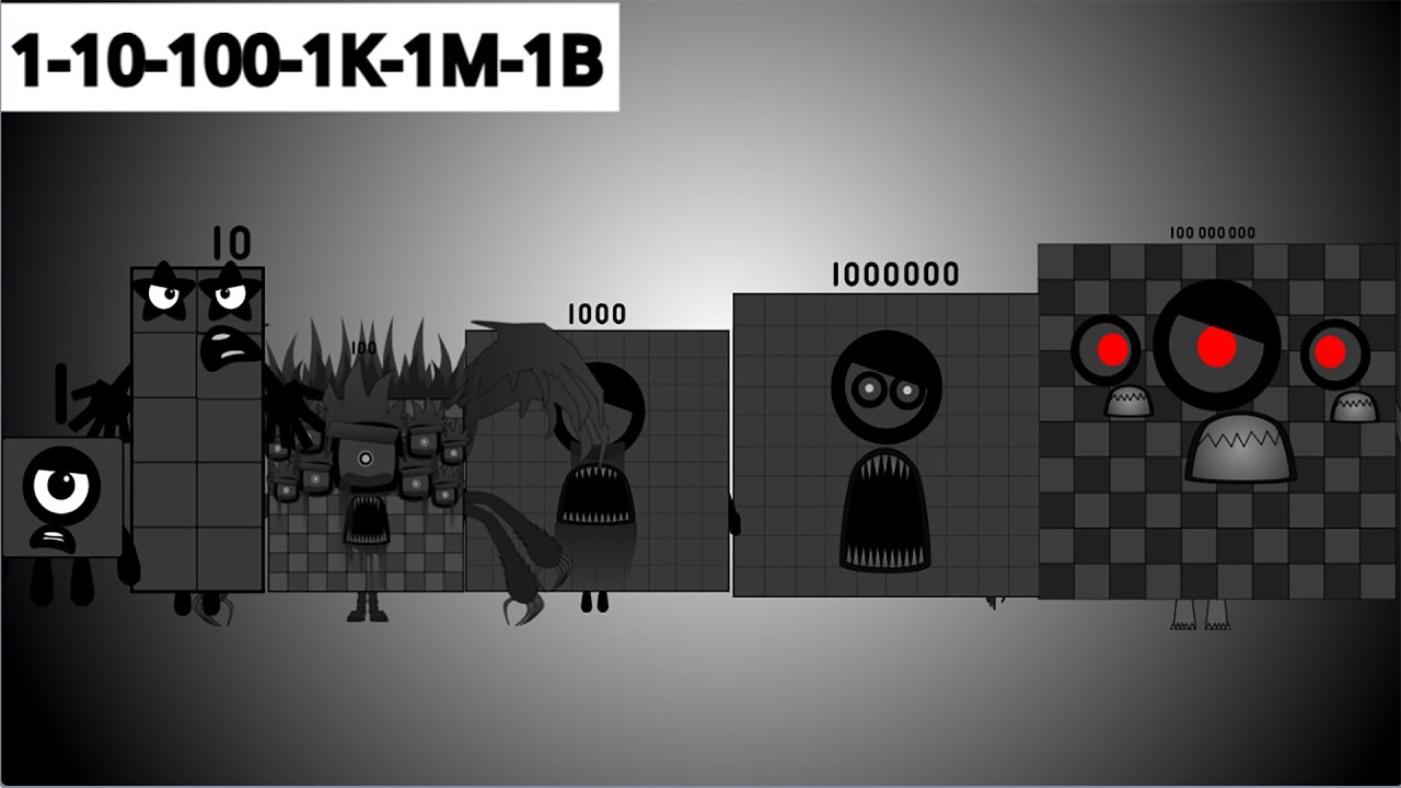 Looking For Uncannyblocks band but 20s nightmare (1-10-100-1K-1M-1B) But New Remake