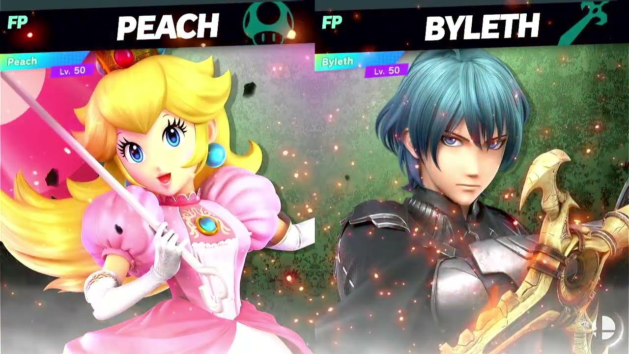 Super Smash Bros Ultimate Amiibo Fights Peach vs the World EX vs Byleth