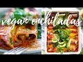 VEGAN BLACK BEAN ENCHILADAS [SOY + NUT FREE | EASILY MADE GLUTEN FREE ] | PLANTIFULLY BASED