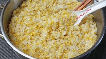 Cách nấu mới XÔI ĐẬU XANH NƯỚC CỐT DỪA mềm dẻo béo ngon Không Cần Ngâm Nếp Và Đậu đơn giản nhanh gọn