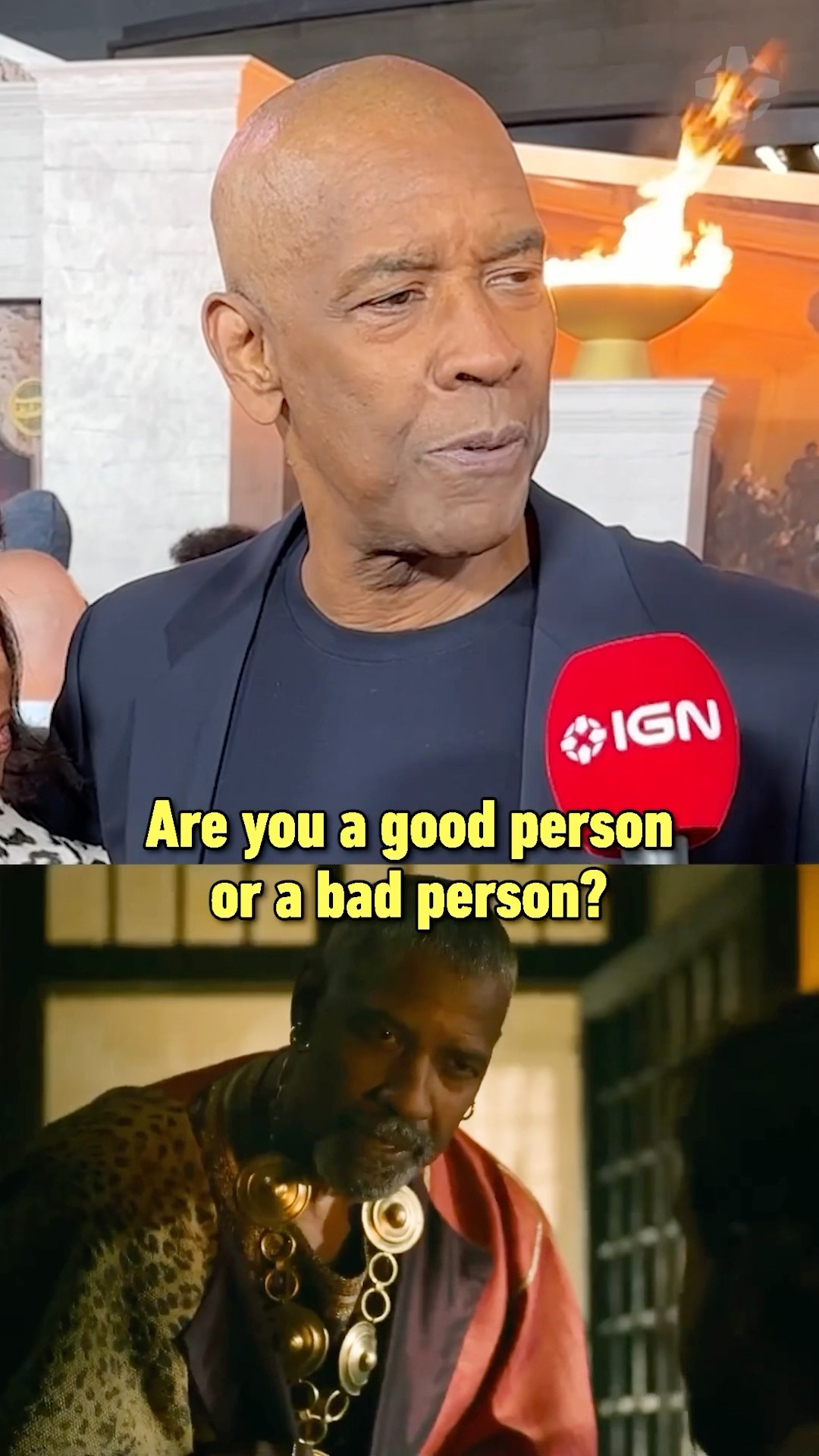 Denzel doesn’t think his Gladiator 2 character is a villain