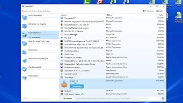 Comment Désinstaller complètement une application ?