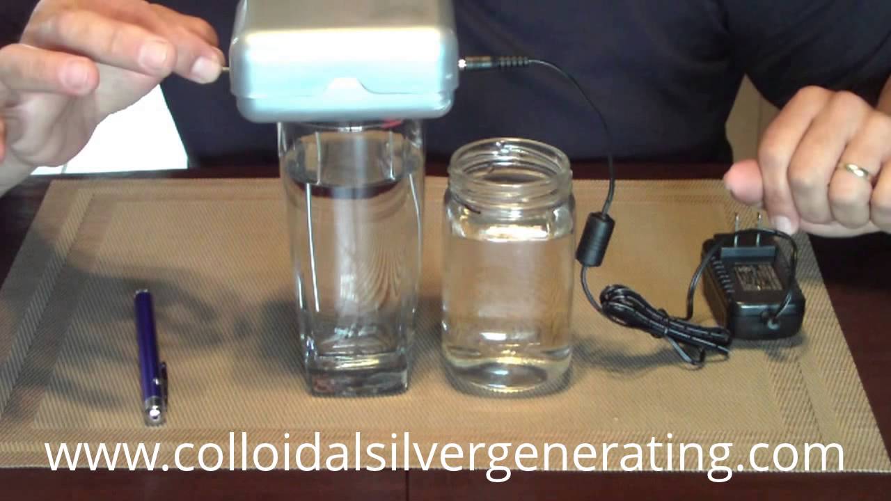 Buy a Colloidal Silver Generator w/ 99.999% Silver Rods: - YouTube