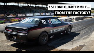 1,700hp Dodge Challenger Drag Pack, AKA “The Blackbird”