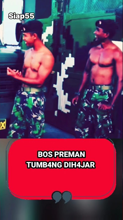 TNI HAJ4R BOS PREMAN TERMINAL #tni #viral #prajurithandal #kopassus #shortvideo #siap55
