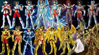 Seiya vestindo todas as armaduras [Pégaso/Odin/Sagitário - Legendado]