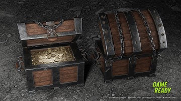 Treasure Chest | Lowpoly | 4k Textures