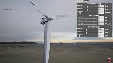 High-Fidelity Simulations to enable Automated Wind Turbine Inspections