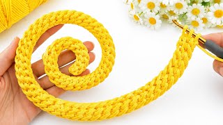 WOW! You Won’t Believe How Easy This Beautiful Crochet Spiral Pattern Is! 😍