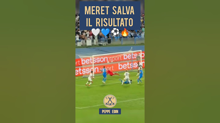Meret salva il risultato visto dallo stadio Napoli-Parma 2-1 #meret #napoliparma #sscnapoli #napoli