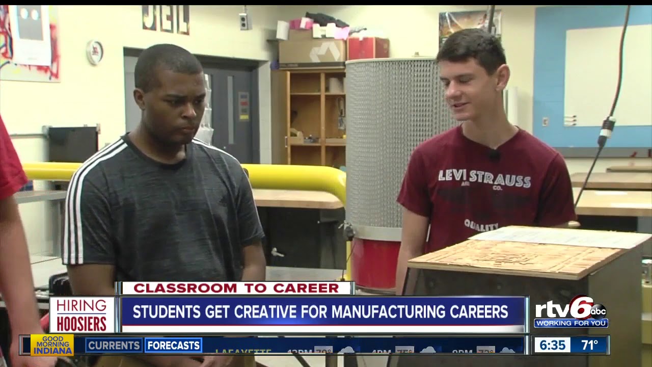 Students Get Creative With Manufacturing Technology At The J Everett Light Career Center Youtube