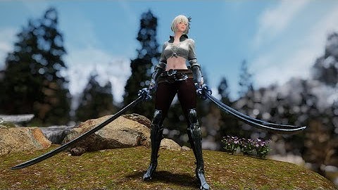 SKYRIM Dual Wield movement Animation