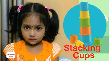 Baby Stacking cups | Fine Motor Activity | Toddler stacking cups