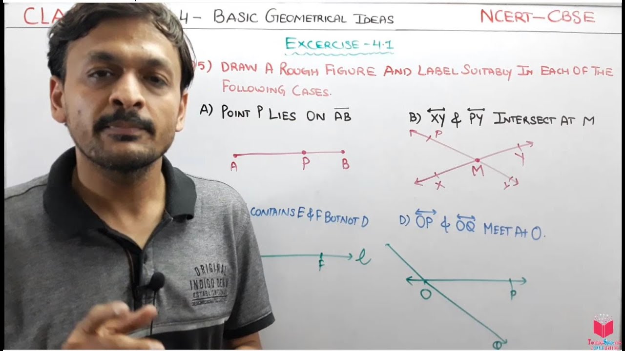 Q5) EX 4.1 Class 6th Maths Basic Geometrical Ideas | Maths Class 6th ...