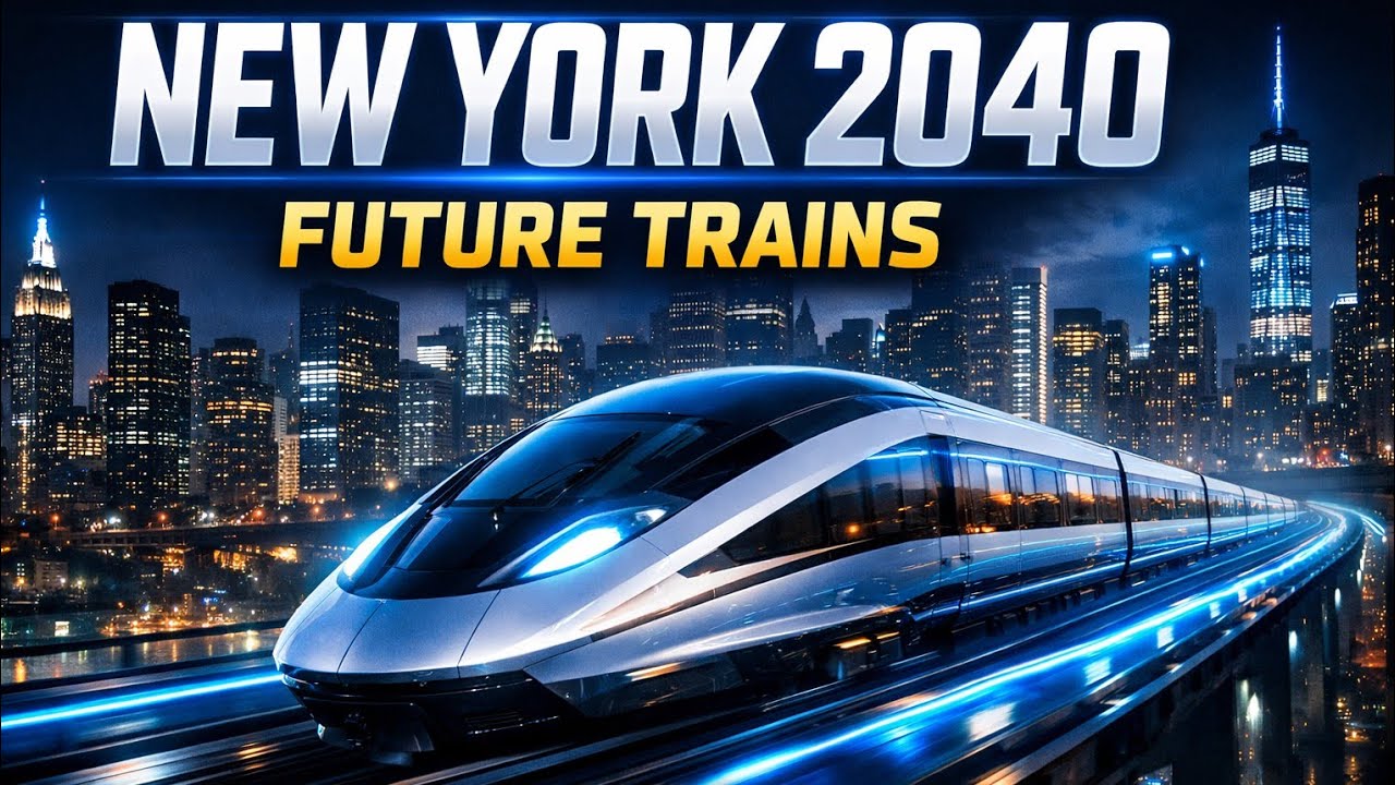 New York Trains in 2040 🚆 | Inside the Future of AI-Powered Rail Systems (4K HDR)