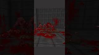 Voxel Doom - marine having fun with the chaingun!