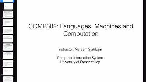 COMP382 - Theory of Automata - Closure Properties for Regular Languages