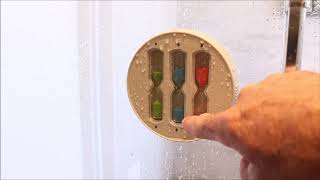 Productvideo EcoSavers ShowerTimer Hourglass3