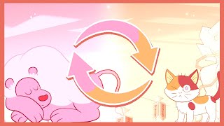 COLOR SWAP: Lion & Cat Steven | #21 | Rose Cuarzo