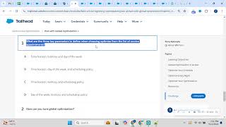 PLAN WITH GLOBAL OPTIMIZATION | FIELD SERVICE OPTIMIZATION #salesforce #trailhead