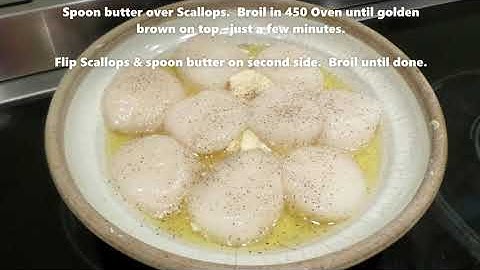 Elegant Broiled Scallops