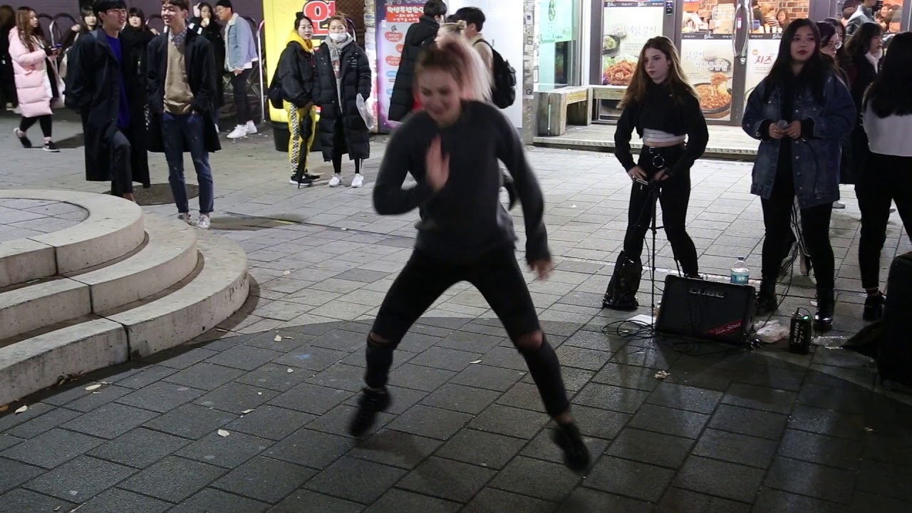 JHKTV]홍대댄스레드스파크hong dae k-pop dance red spark(russia) 불타오르네