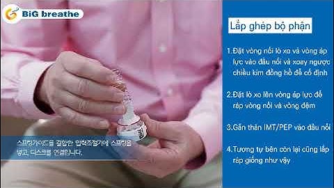 HDSD DỤNG CỤ TẬP HÍT THỞ HOẠT ĐỘNG KÉP IMT/PEP