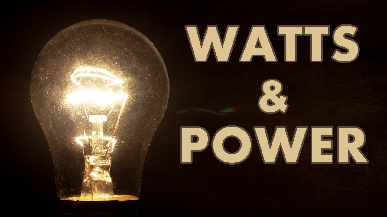 Basic Electricity - Power and watts - YouTube