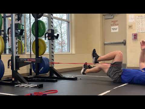 Banded Hip Flexor Deadbug