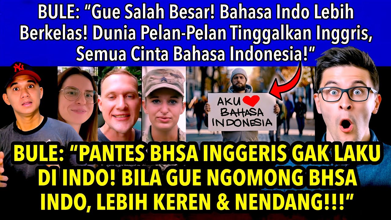 “KEJAM GILAAA! BULE GAGAL PULANG: BAHASA INDO JEBOLAN, NEGARA GUE BYE!” #bulecintaindonesia