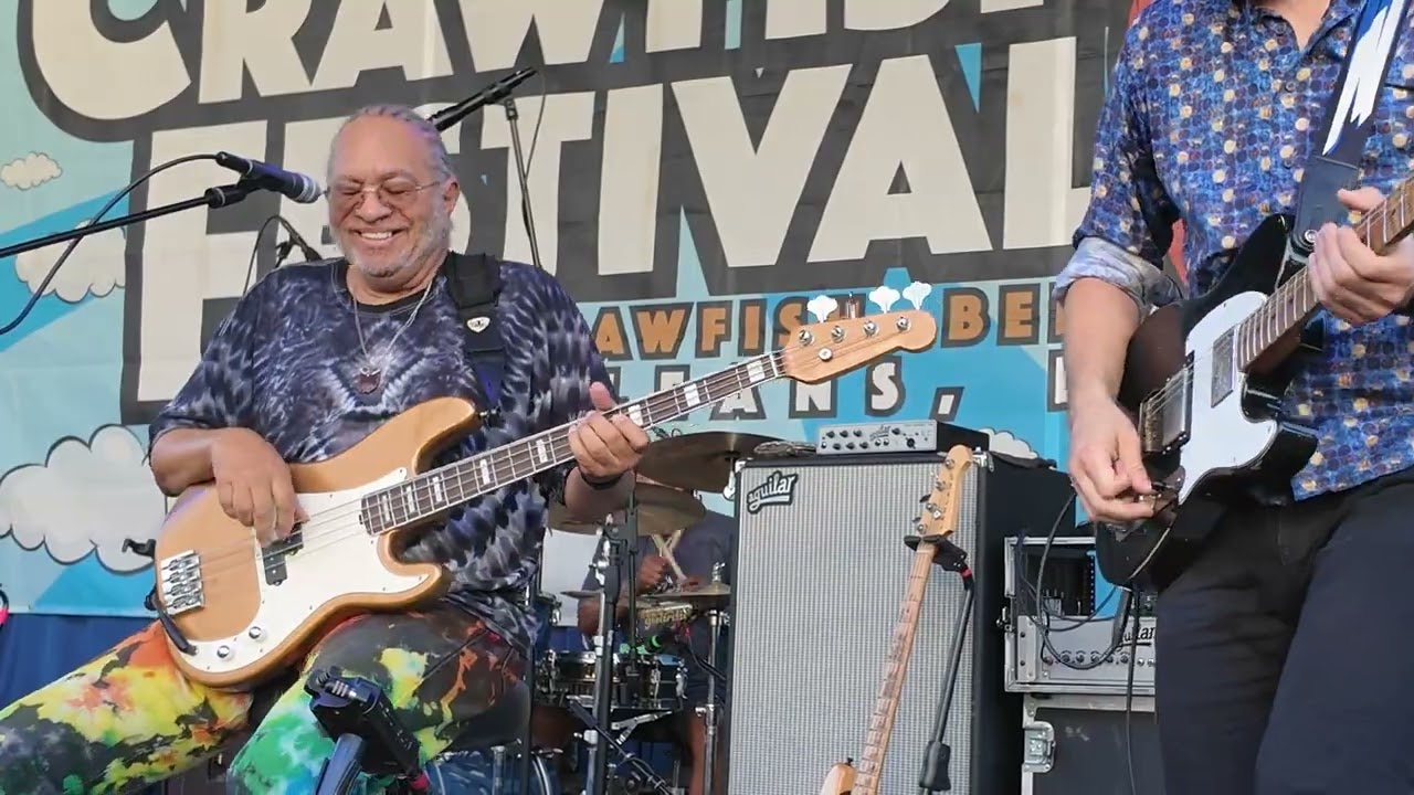 George Porter Jr.'s Runnin' Pardners 5/1/24 NOLA Crawfish Festival, New Orleans, LA