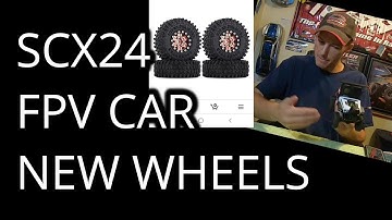SCX24 CUSTOM POV/FPV CAMERA RIG - New Wheels and Tires