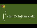 From Basics to Special Functions: Evaluating a Definite Integral with the Digamma Function