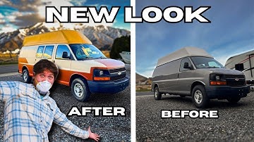 I Painted my Van Alone and the NEW LOOK is INSANE